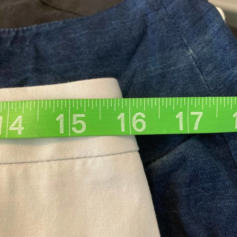 J. Crew‎ Skirt Womens Sz 8 Gray Cotton Stretch Twill Slit Back Pencil Lined